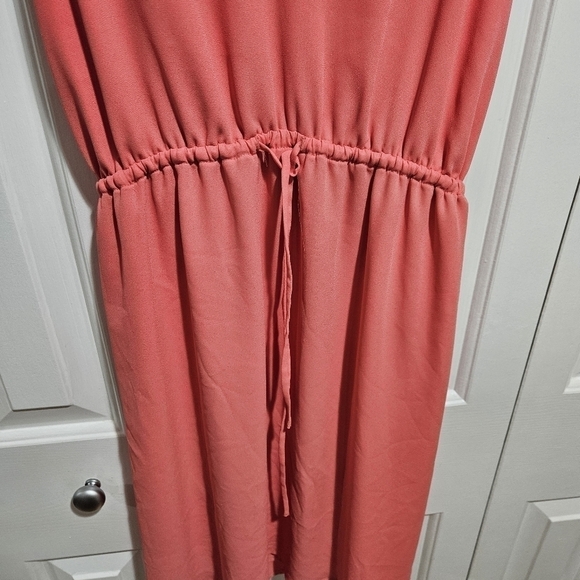 ARITZIA Babaton Casimir Dress Sleeveless V-Neck Coral Pink Size XS - Picture 4 of 10